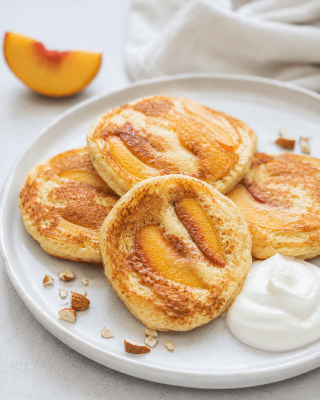 Şeftalili Fit Pancake 